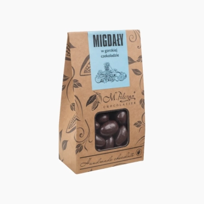 Migdały w gorzkiej czekoladzie 100g